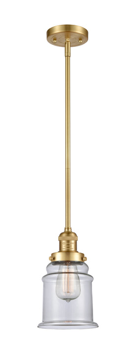 Innovations - 201S-SG-G182 - One Light Mini Pendant - Franklin Restoration - Satin Gold