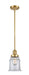 Innovations - 201S-SG-G182 - One Light Mini Pendant - Franklin Restoration - Satin Gold