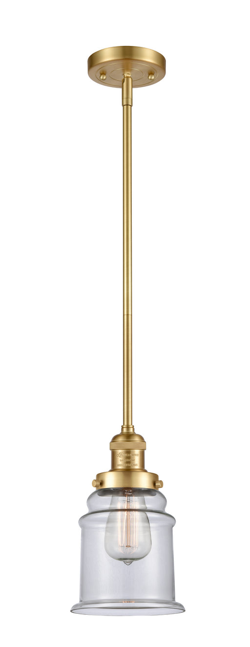 Innovations - 201S-SG-G182 - One Light Mini Pendant - Franklin Restoration - Satin Gold