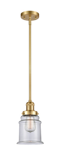Franklin Restoration One Light Mini Pendant Satin Gold