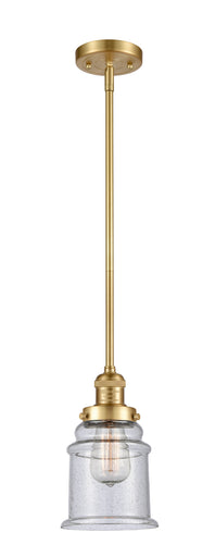 Franklin Restoration One Light Mini Pendant Satin Gold