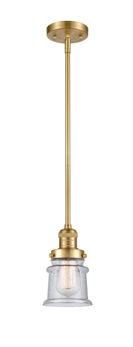 Innovations - 201S-SG-G184S - One Light Mini Pendant - Franklin Restoration - Satin Gold