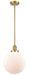 Innovations - 201S-SG-G201-10 - One Light Mini Pendant - Franklin Restoration - Satin Gold