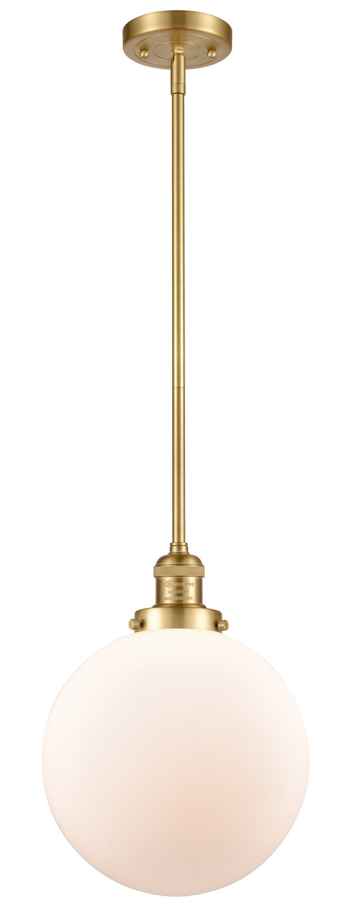 Innovations - 201S-SG-G201-10 - One Light Mini Pendant - Franklin Restoration - Satin Gold