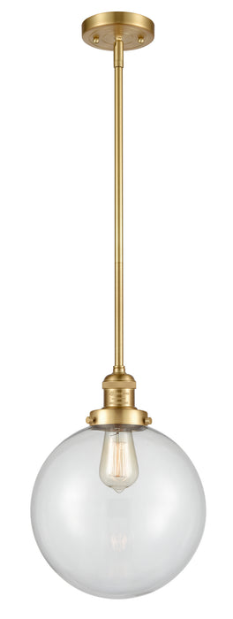 Innovations - 201S-SG-G202-10 - One Light Mini Pendant - Franklin Restoration - Satin Gold
