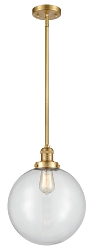 Franklin Restoration One Light Mini Pendant Satin Gold