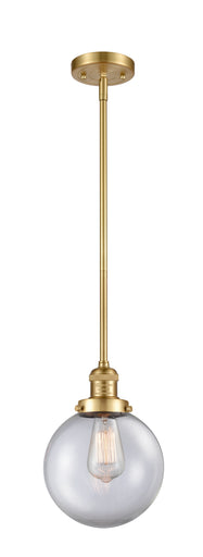 Franklin Restoration One Light Mini Pendant Satin Gold