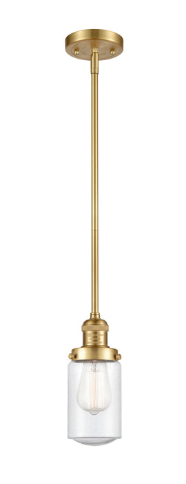 Innovations - 201S-SG-G314 - One Light Mini Pendant - Franklin Restoration - Satin Gold