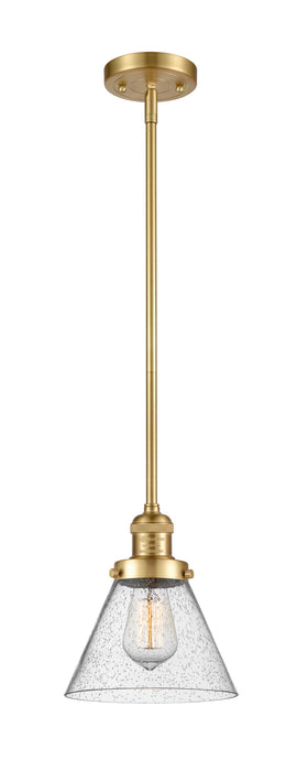 Innovations - 201S-SG-G44 - One Light Mini Pendant - Franklin Restoration - Satin Gold