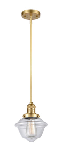 Franklin Restoration One Light Mini Pendant Satin Gold