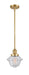 Innovations - 201S-SG-G534 - One Light Mini Pendant - Franklin Restoration - Satin Gold