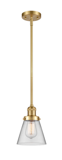 Franklin Restoration One Light Mini Pendant Satin Gold