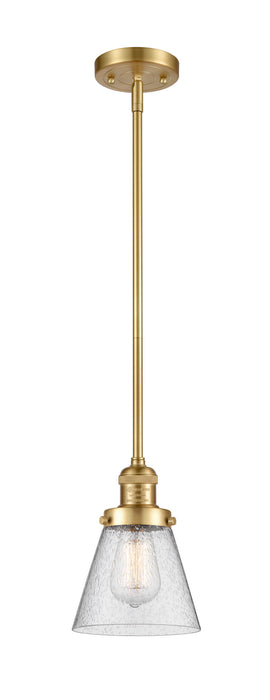 Innovations - 201S-SG-G64 - One Light Mini Pendant - Franklin Restoration - Satin Gold