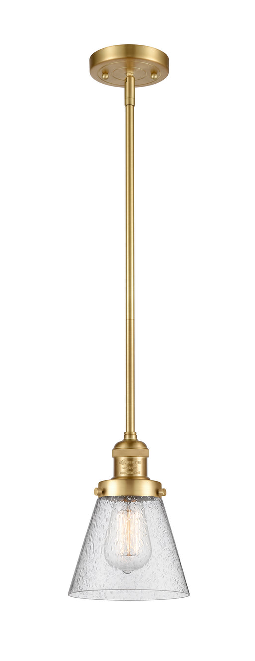 Innovations - 201S-SG-G64 - One Light Mini Pendant - Franklin Restoration - Satin Gold