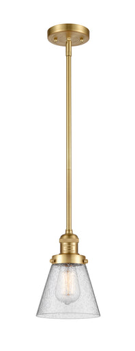 Franklin Restoration One Light Mini Pendant Satin Gold