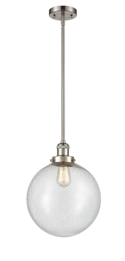 Franklin Restoration One Light Mini Pendant Brushed Satin Nickel
