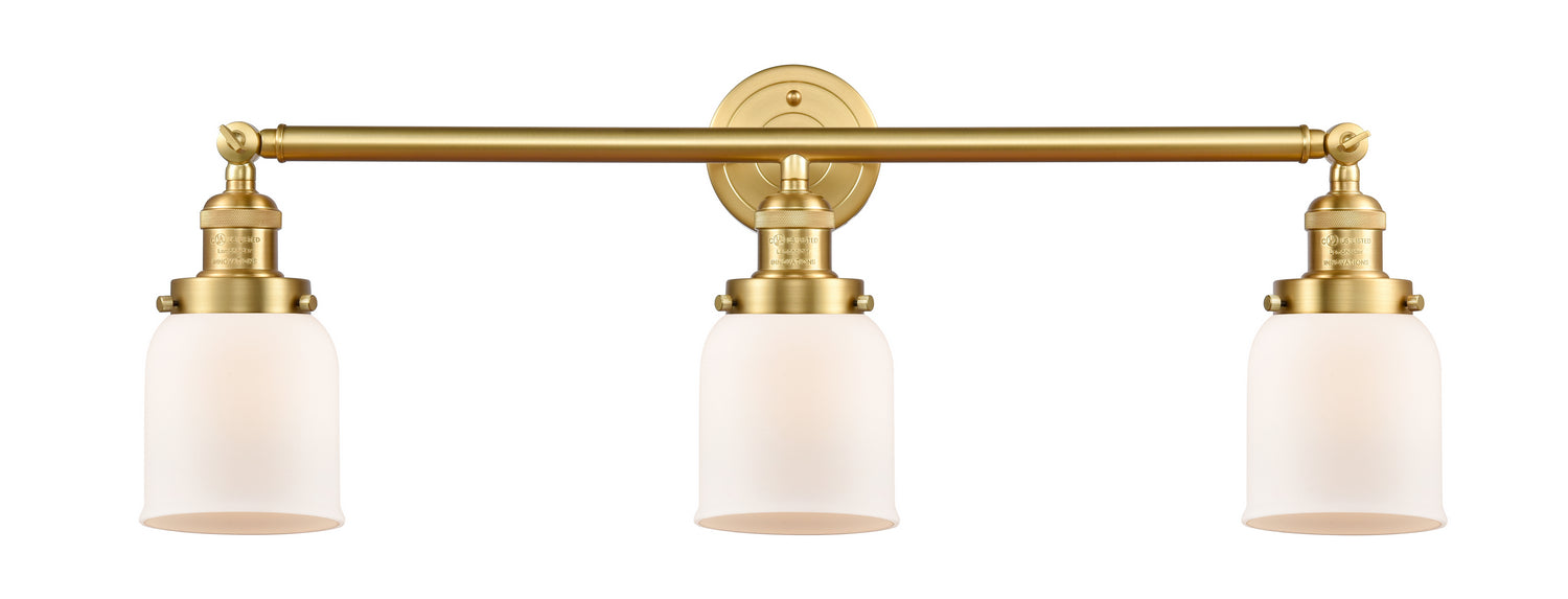 Innovations - 205-SG-G51 - Three Light Bath Vanity - Franklin Restoration - Satin Gold