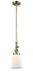 Innovations - 206-AB-G181-LED - LED Mini Pendant - Franklin Restoration - Antique Brass