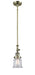 Innovations - 206-AB-G182S - One Light Mini Pendant - Franklin Restoration - Antique Brass
