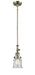 Innovations - 206-AB-G184S - One Light Mini Pendant - Franklin Restoration - Antique Brass