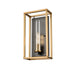 DVI Lighting - DVP28199MF+BR+GR-CL - One Light Wall Sconce - Sambre - Multiple Finishes and Brass and Graphite with Clear Glass