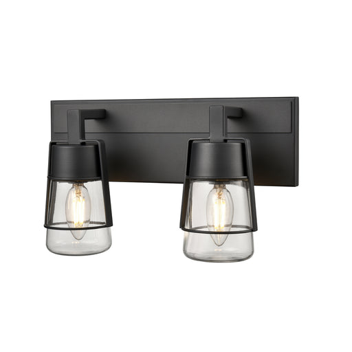 DVI Lighting - DVP44422GR-CL - Two Light Vanity - Lake of the Woods - Graphite with Clear Glass
