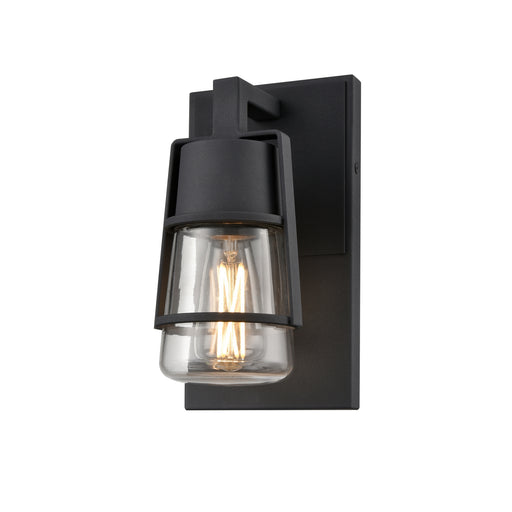 DVI Lighting - DVP44471BK-CL - One Light Wall Sconce - Lake of the Woods Outdoor - Black with Clear Glass