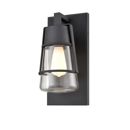 DVI Lighting - DVP44472BK-CL - One Light Wall Sconce - Lake of the Woods Outdoor - Black with Clear Glass