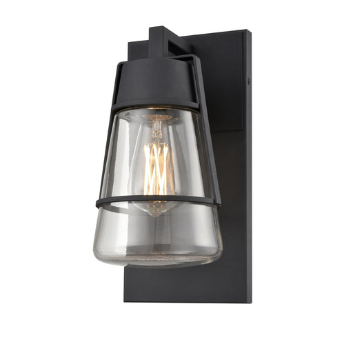 DVI Lighting - DVP44473BK-CL - One Light Wall Sconce - Lake of the Woods Outdoor - Black with Clear Glass