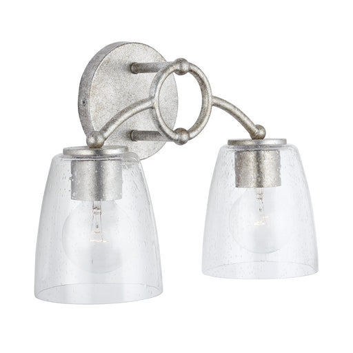 Capital Lighting - 137921AS-488 - Two Light Vanity - Oran - Antique Silver