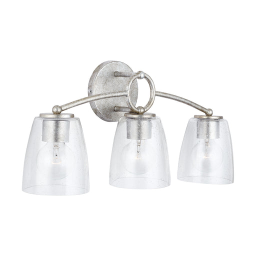 Capital Lighting - 137931AS-488 - Three Light Vanity - Oran - Antique Silver