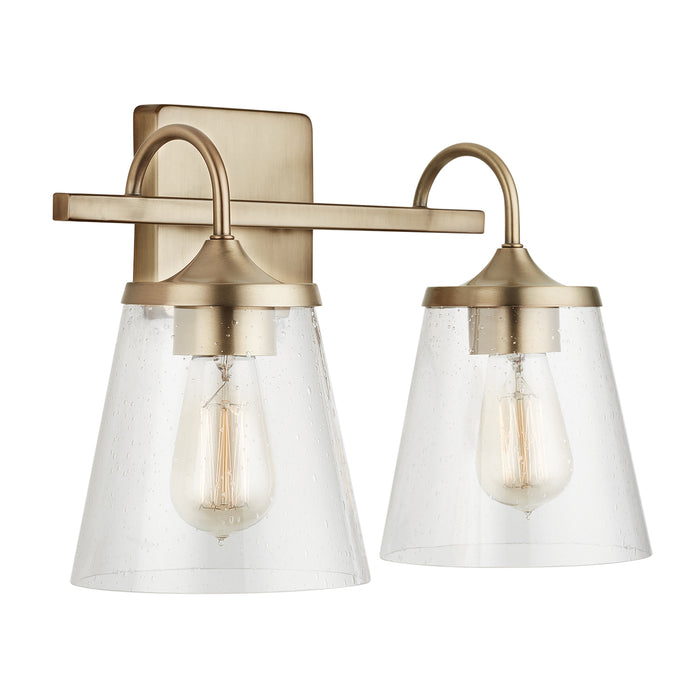 Capital Lighting - 139122AD-496 - Two Light Vanity - Independent - Aged Brass