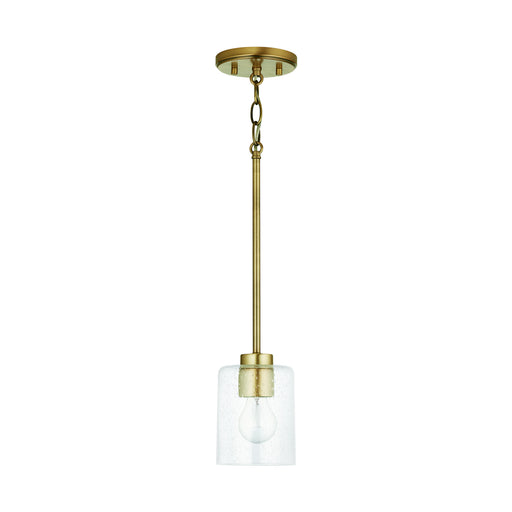 Capital Lighting - 328511AD-449 - One Light Pendant - Greyson - Aged Brass