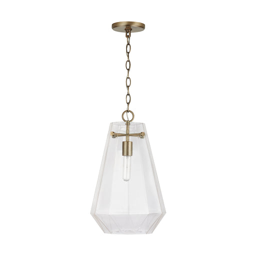Capital Lighting - 338316AD - One Light Pendant - Independent - Aged Brass