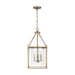 Capital Lighting - 532843AD - Four Light Pendant - Independent - Aged Brass