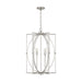 Capital Lighting - 537961AS - Six Light Foyer Pendant - Oran - Antique Silver