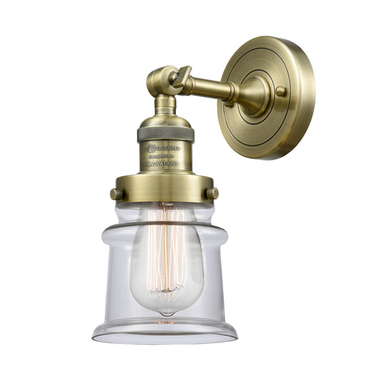 Innovations - 203-AB-G182S - One Light Wall Sconce - Franklin Restoration - Antique Brass