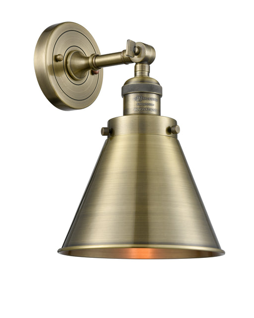 Innovations - 203-AB-M13-AB-LED - LED Wall Sconce - Franklin Restoration - Antique Brass