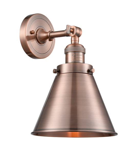 Innovations - 203-AC-M13-AC-LED - LED Wall Sconce - Franklin Restoration - Antique Copper