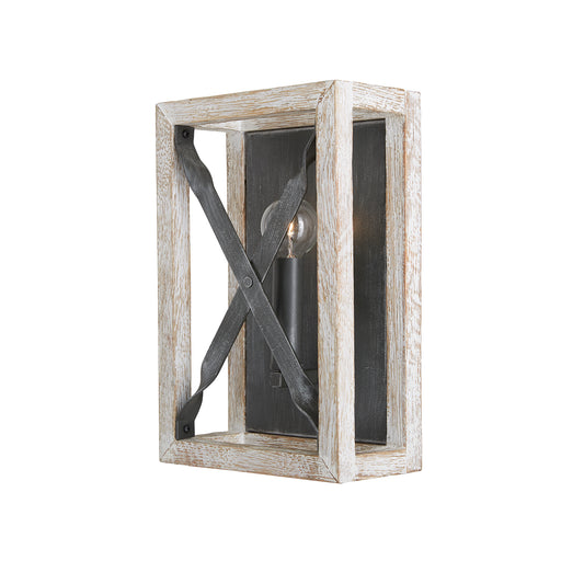 Capital Lighting - 640411WN - One Light Wall Sconce - Remi - Brushed White Wash and Nordic Iron
