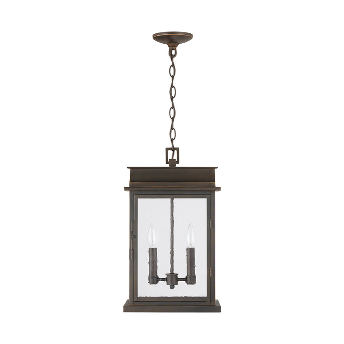 Capital Lighting - 936823OZ - Two Light Outdoor Hanging Lantern - Bolton - Oiled Bronze