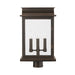 Capital Lighting - 936832OZ - Three Light Outdoor Post Lantern - Bolton - Oiled Bronze