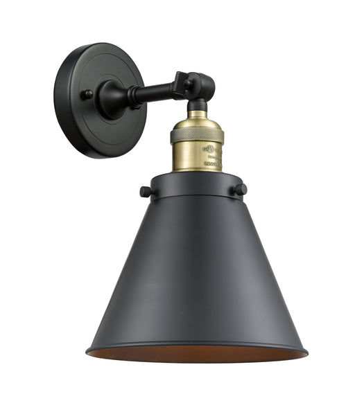 Innovations - 203-BAB-M13-BK-LED - LED Wall Sconce - Franklin Restoration - Black Antique Brass