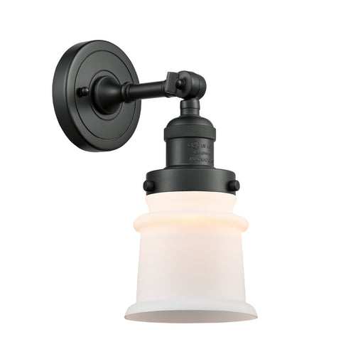 Franklin Restoration One Light Wall Sconce Matte Black