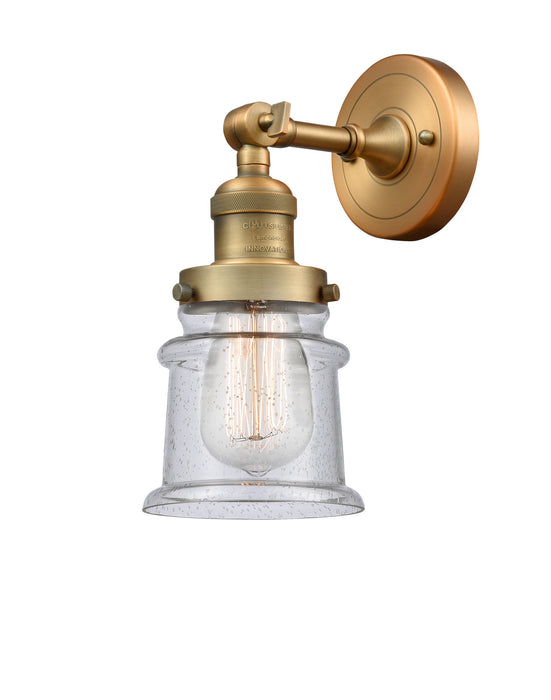 Innovations - 203-BB-G184S - One Light Wall Sconce - Franklin Restoration - Brushed Brass