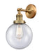 Innovations - 203-BB-G204-8 - One Light Wall Sconce - Franklin Restoration - Brushed Brass
