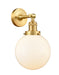 Innovations - 203-SG-G201-8 - One Light Wall Sconce - Franklin Restoration - Satin Gold