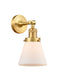 Innovations - 203-SG-G61 - One Light Wall Sconce - Franklin Restoration - Satin Gold