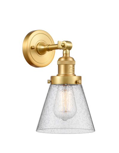 Franklin Restoration One Light Wall Sconce Satin Gold