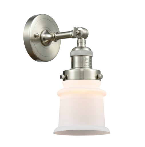 Franklin Restoration One Light Wall Sconce Brushed Satin Nickel